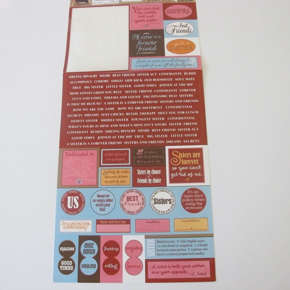 Scrapbooking Sticker Bundle For Paper Crafts Family Home Memories (New & Used) - Picture 9 of 13